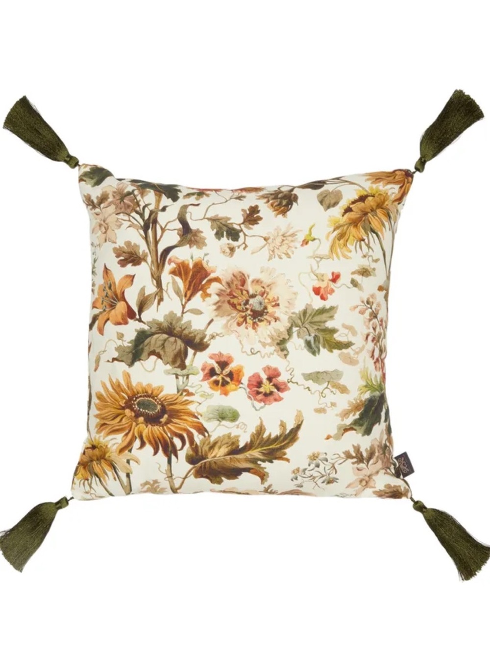 HOUSE OF HACKNEY $320 Medium Cotton Sunflower Avalon Tassel Pillow